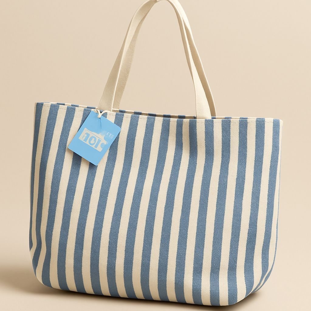 Yankee Candle Striped Tote